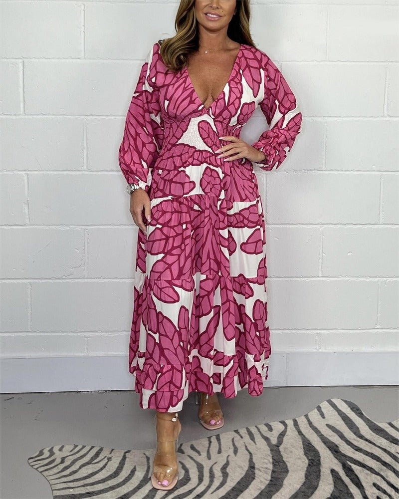 SABRINA - PRINTED MAXI DRESS