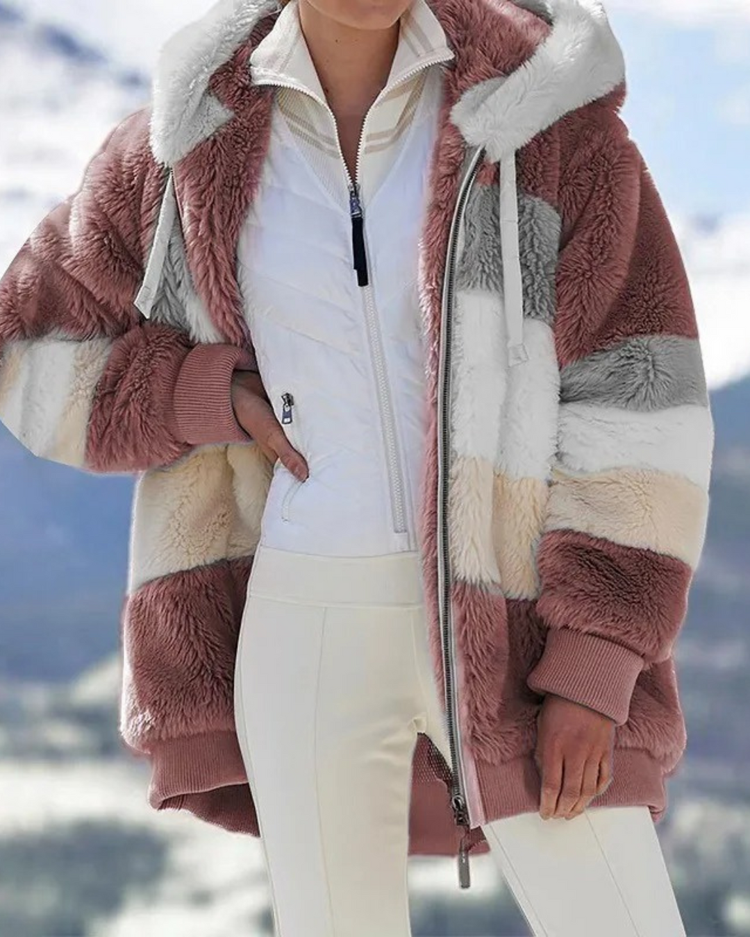 ZAIDA - STYLISH PLUSH COAT