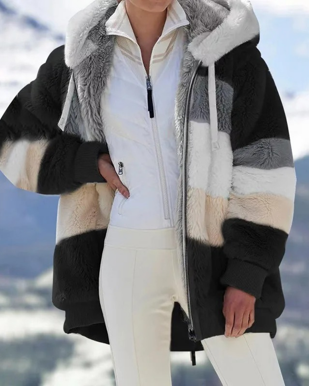 ZAIDA - STYLISH PLUSH COAT