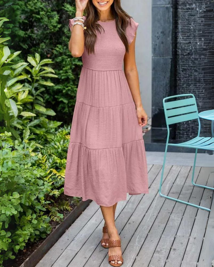 LIANA - COMFORT AUTUMN MAXI DRESS