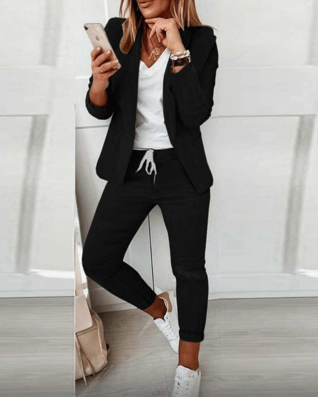 ADELE - STYLISH BLAZER AND PANTS SET