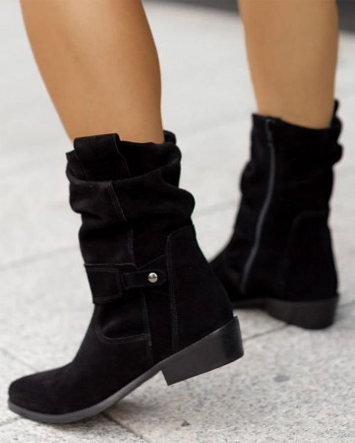 ARIDANE -  Trendy Boots With Low Heels