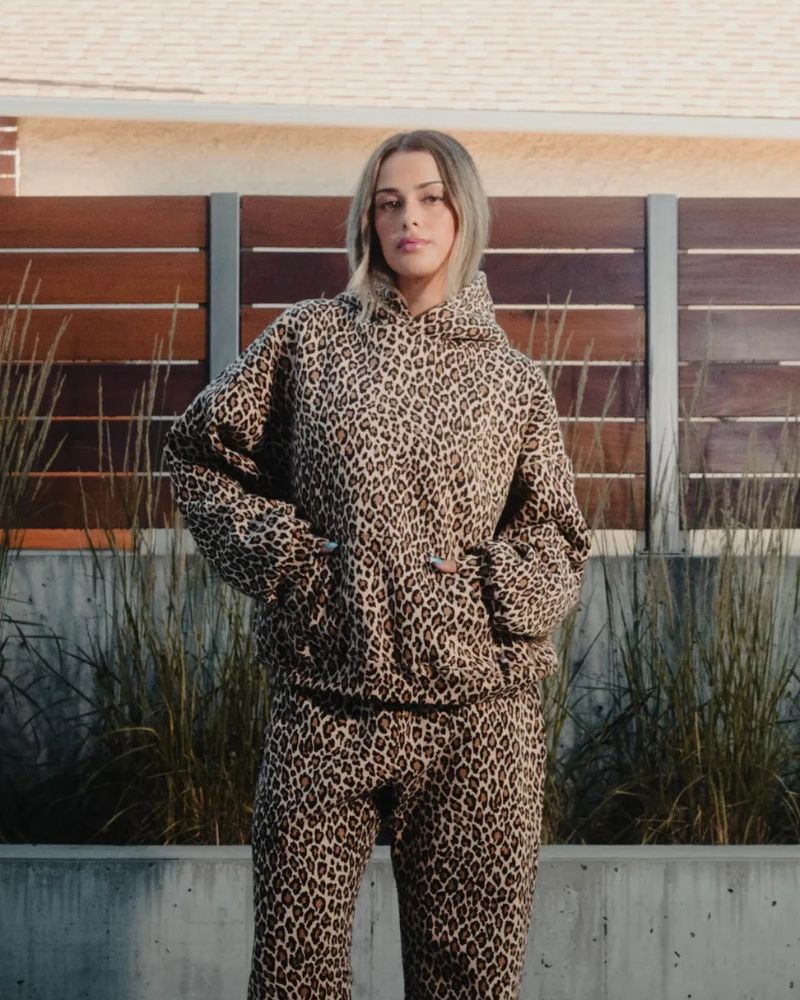 GELIA - LEOPARD HOODIE