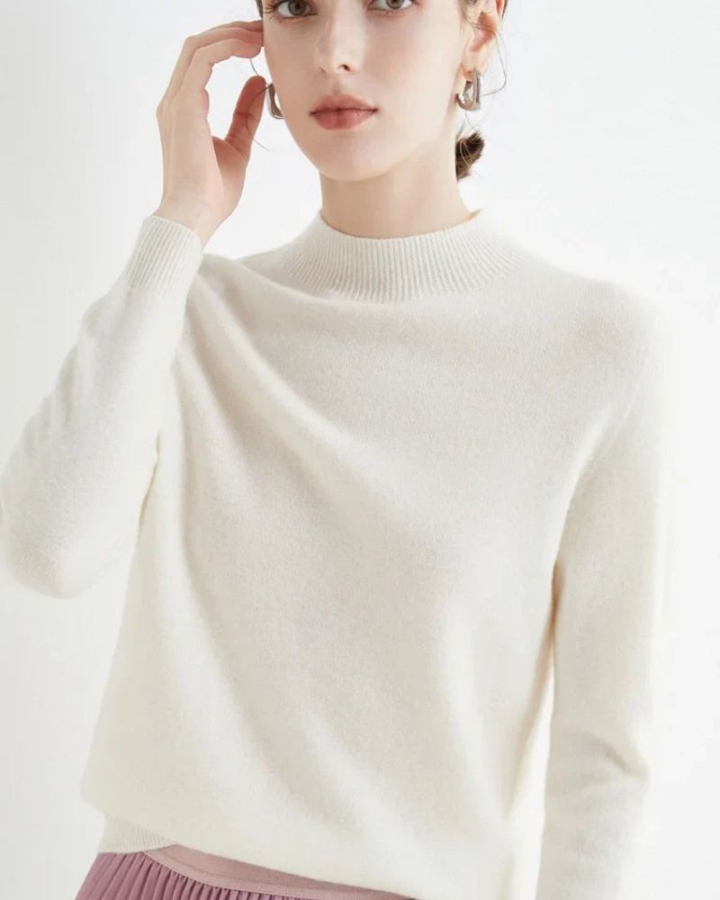 CARRIE - MOCK-NECK SWEATER