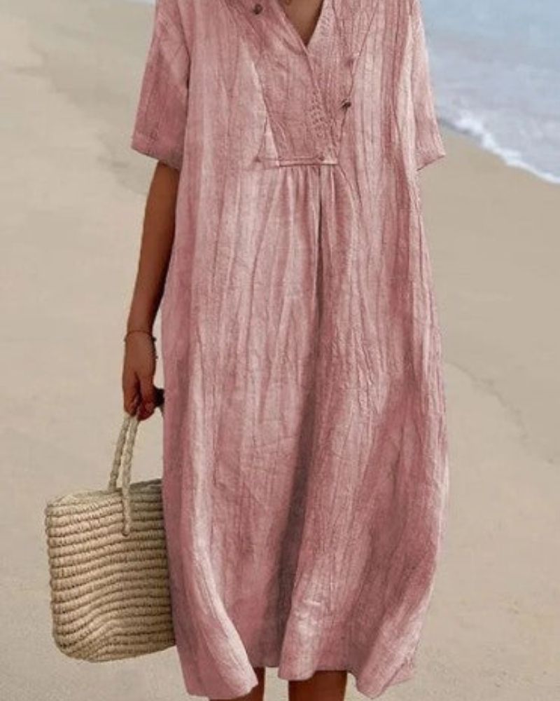 MYKA - BEACH LINEN DRESS