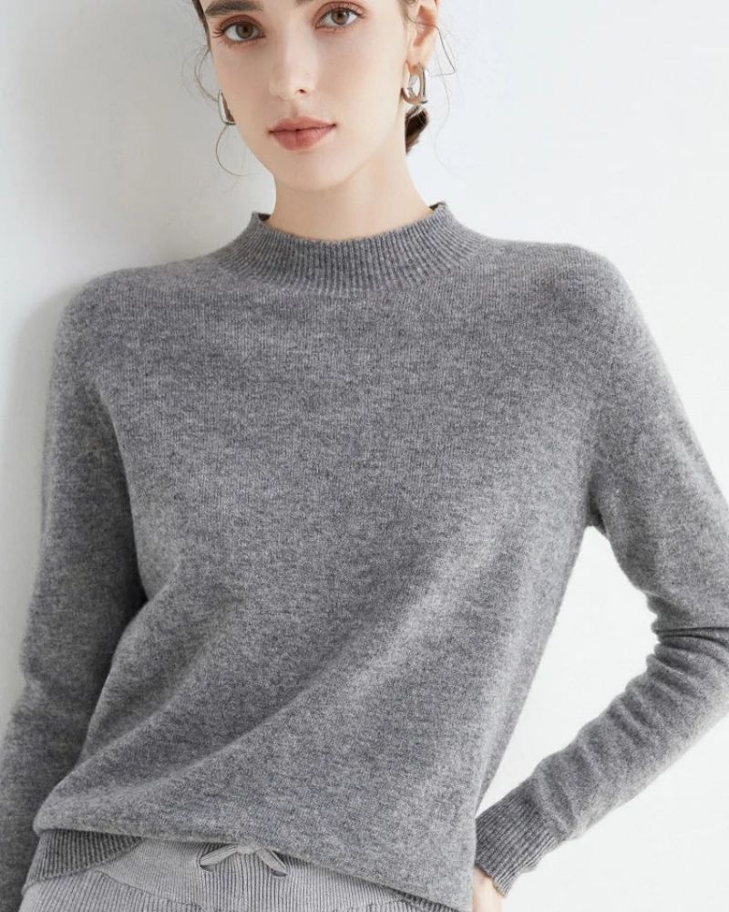 CARRIE - MOCK-NECK SWEATER