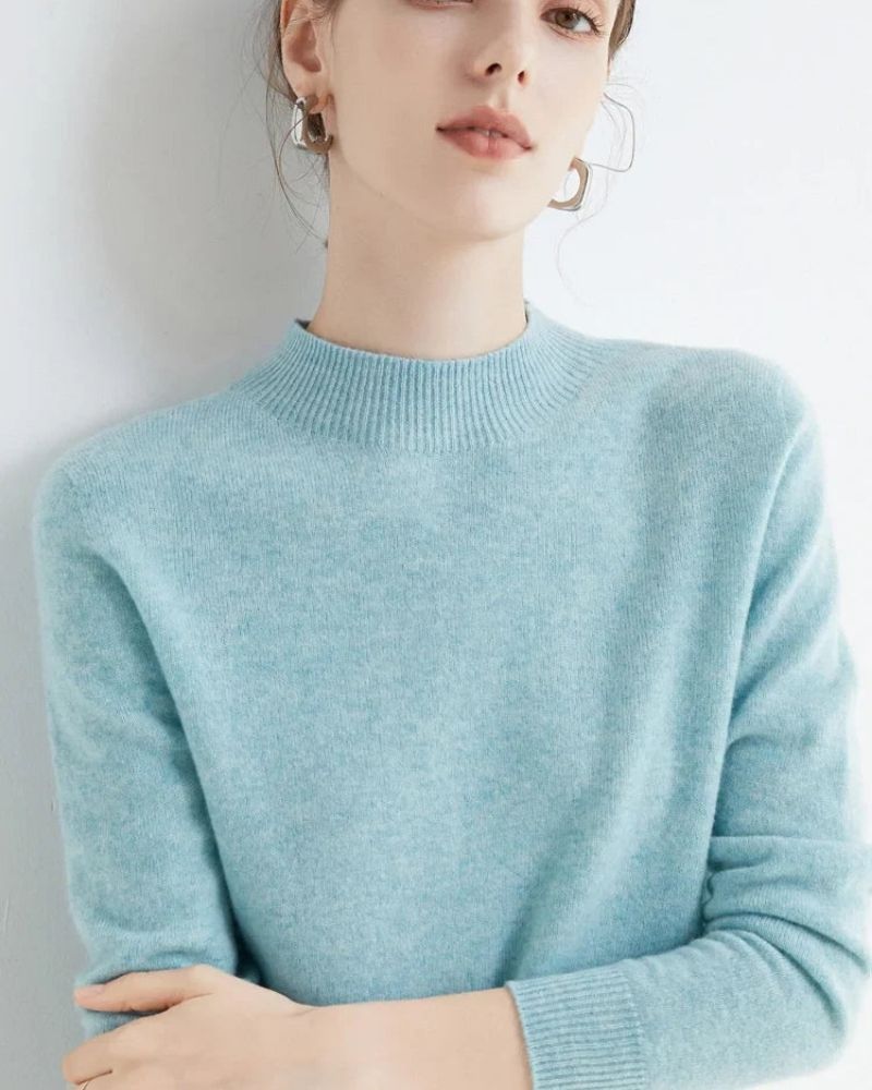 CARRIE - MOCK-NECK SWEATER