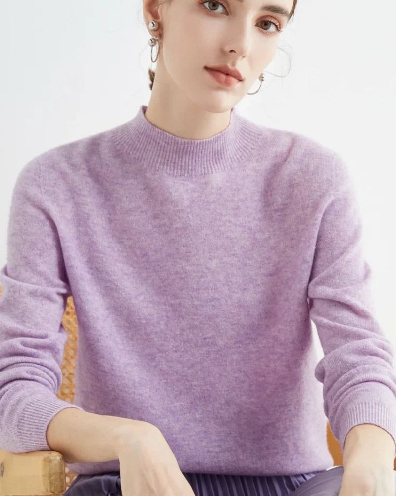 CARRIE - MOCK-NECK SWEATER