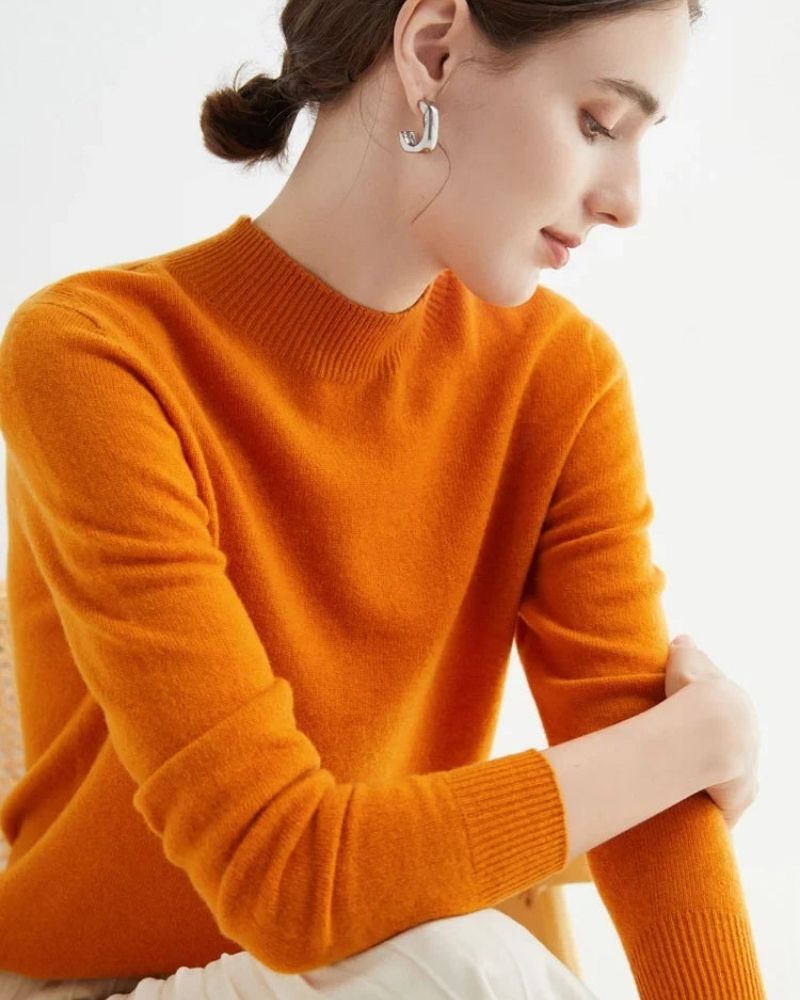 CARRIE - MOCK-NECK SWEATER