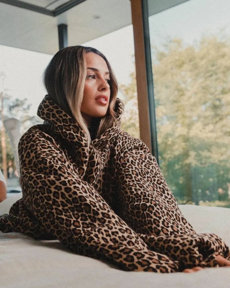 GELIA - LEOPARD HOODIE