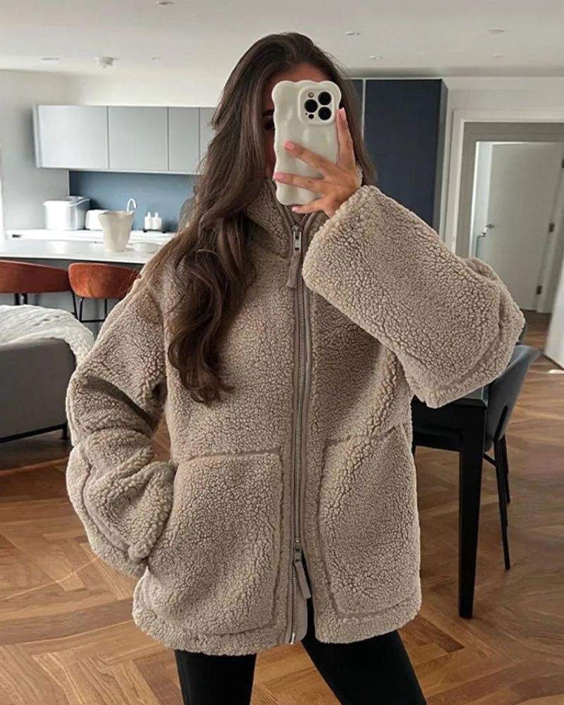 PENELOPE - WARM TEDDY JACKET