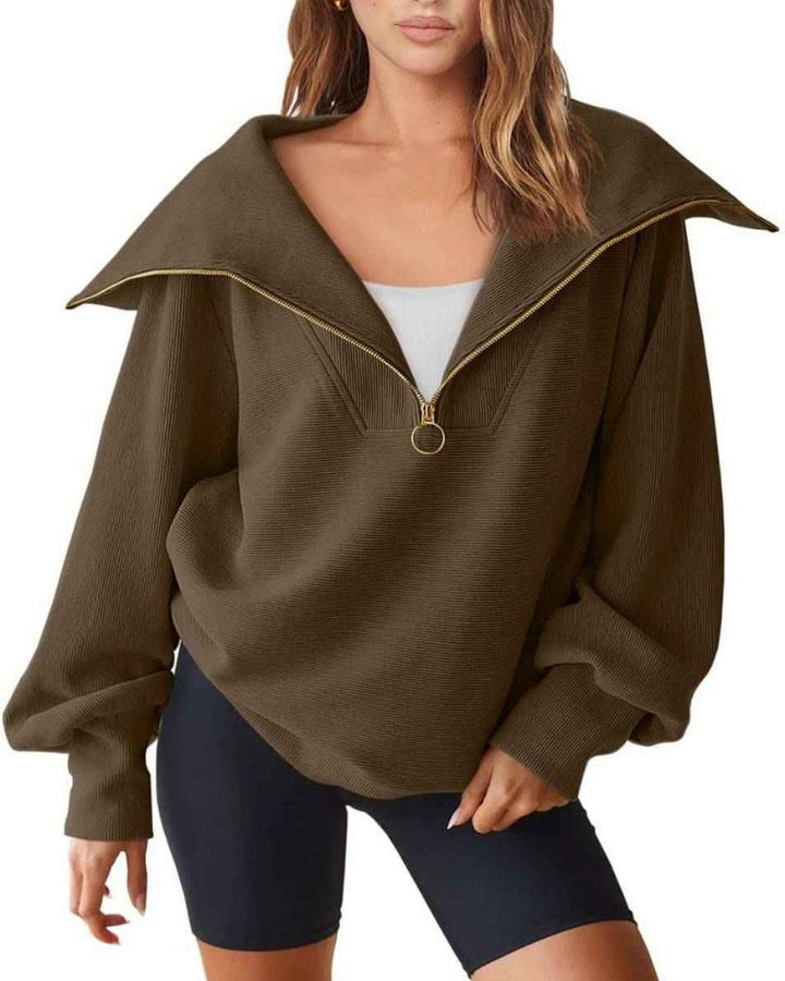 BOANA - Half Zipper Versatile Pullover