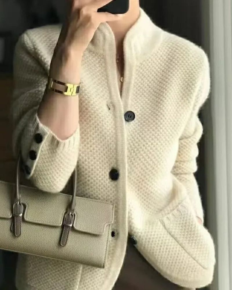 SARAE - Women's wool thick sweater jacket