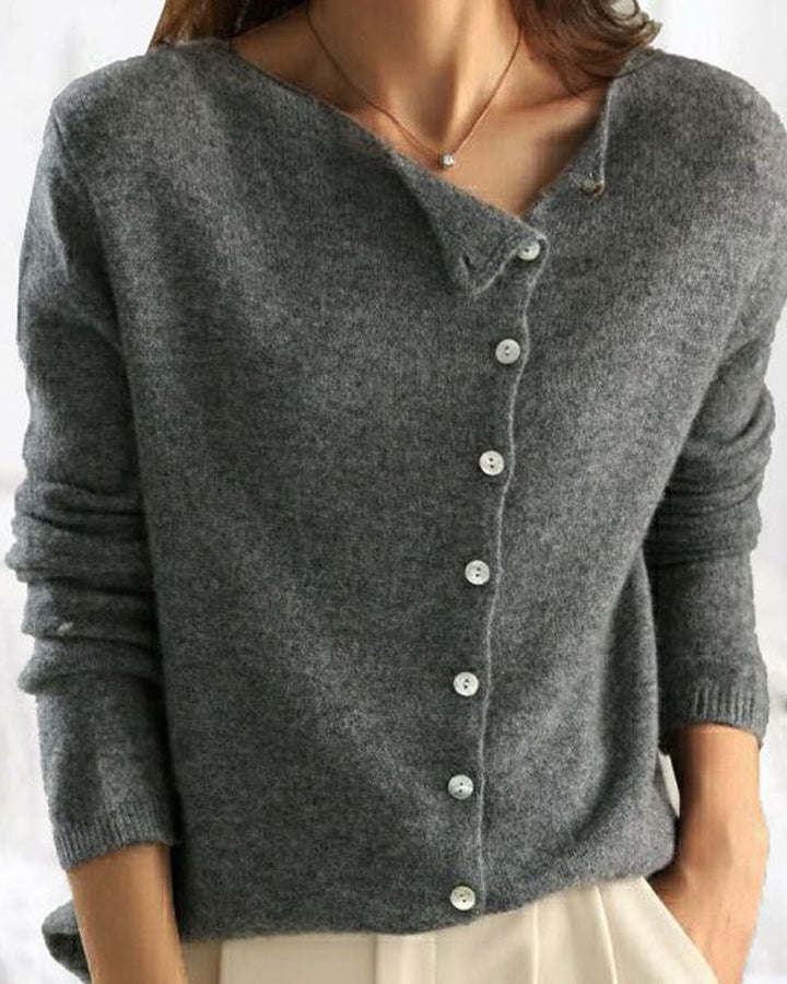 VELICE - BUTTON SWEATER