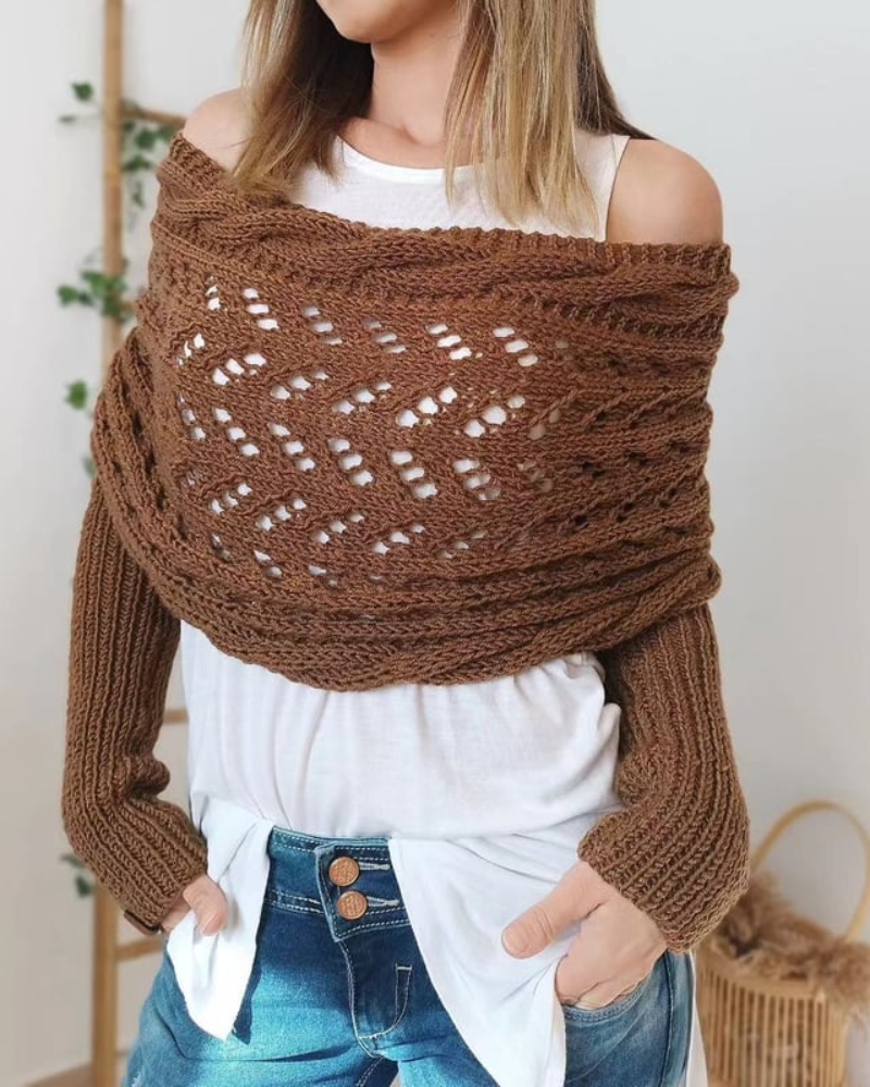 Knitted Spirit - Scarf with sleeves