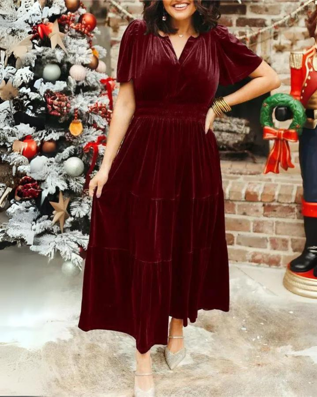 LALI - VELVET MAXI DRESS