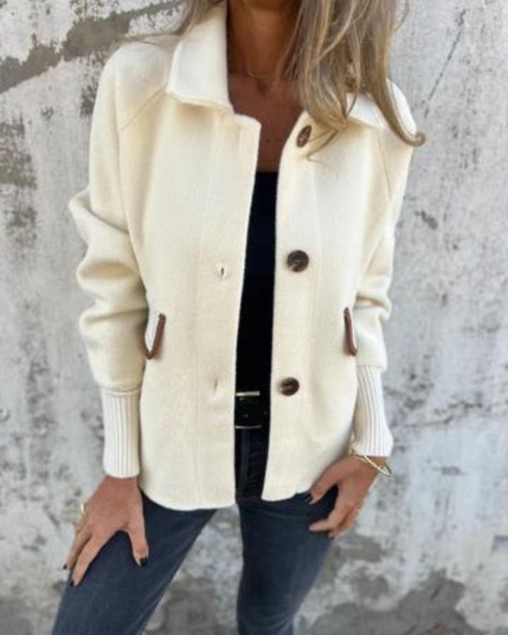 THASHA - Casual Lapel Single-breasted Jacket