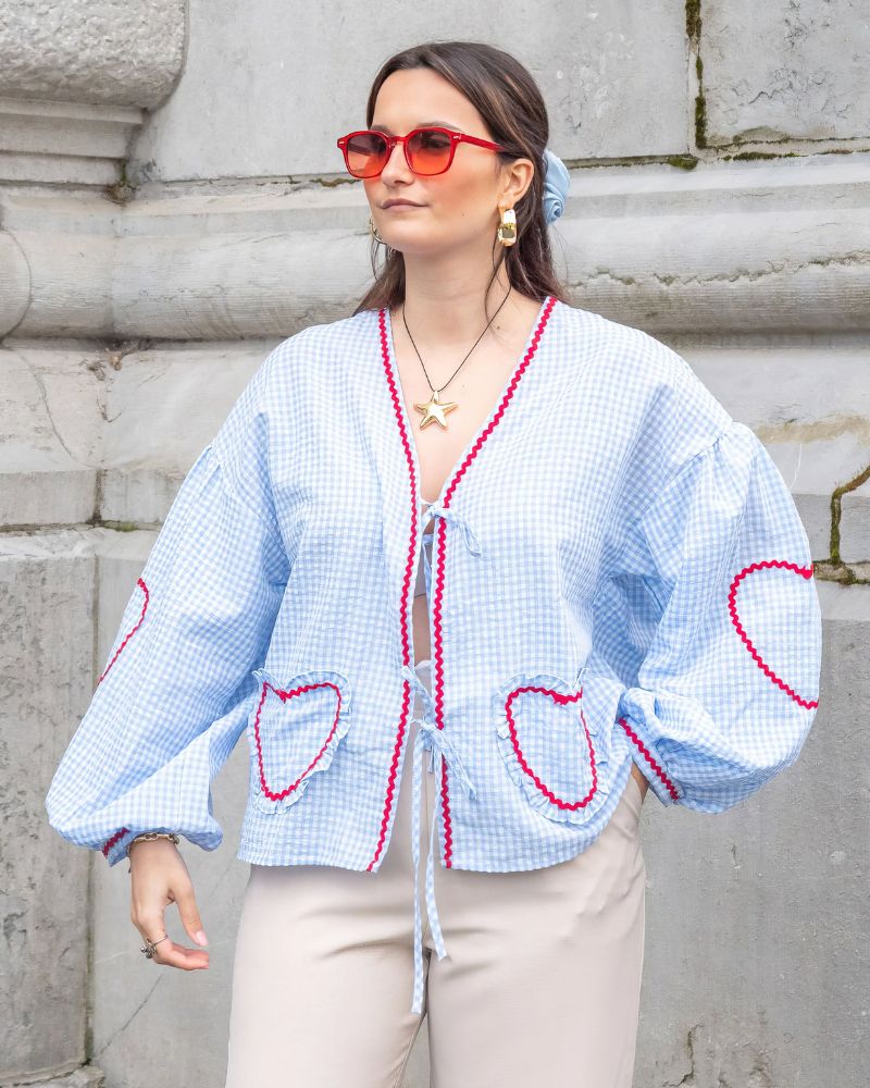 HEART LACE BLOUSE