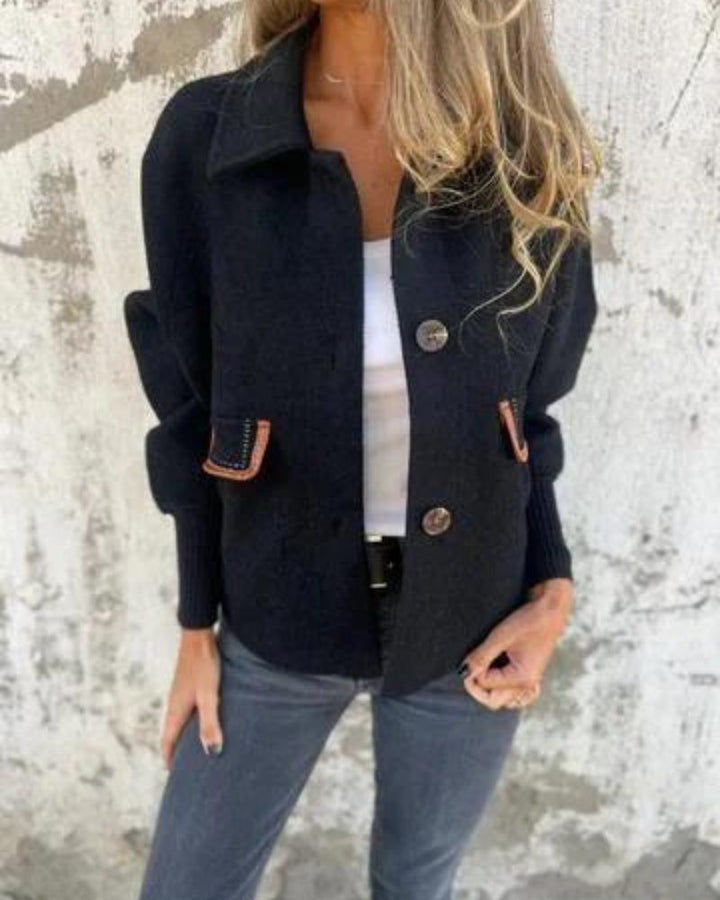 THASHA - Casual Lapel Single-breasted Jacket