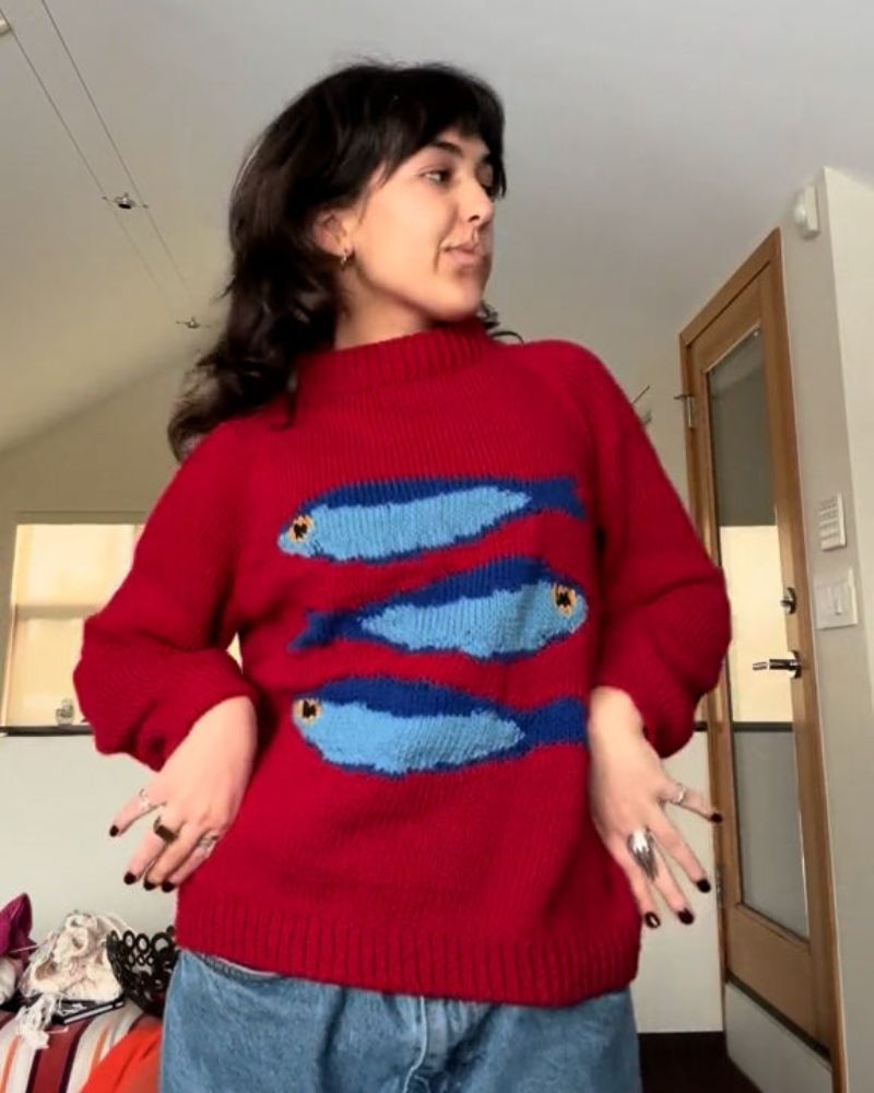 HADEIA - FISH SWEATER