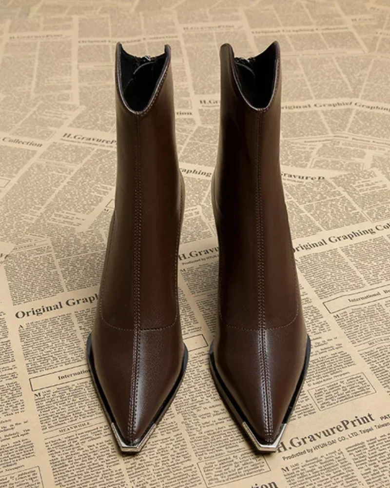 LIONA - CHROME TIP CHELSEA BOOT