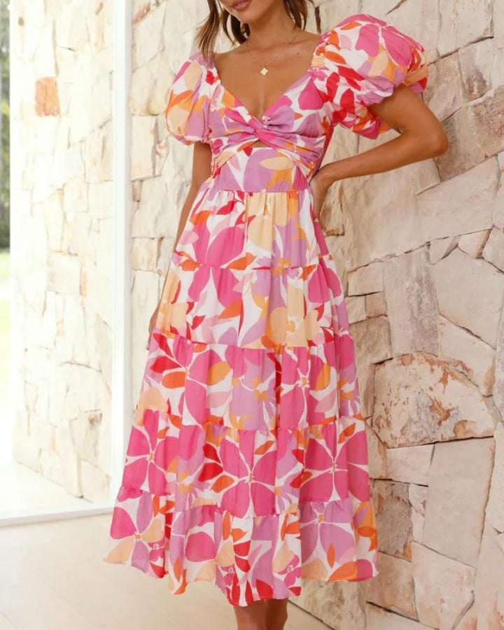 ZAHRAR - FLORAL MAXI DRESS