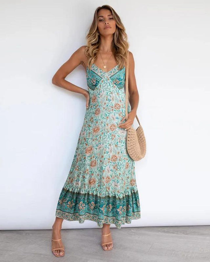 SERIME - Boho Inspired Floral Dress