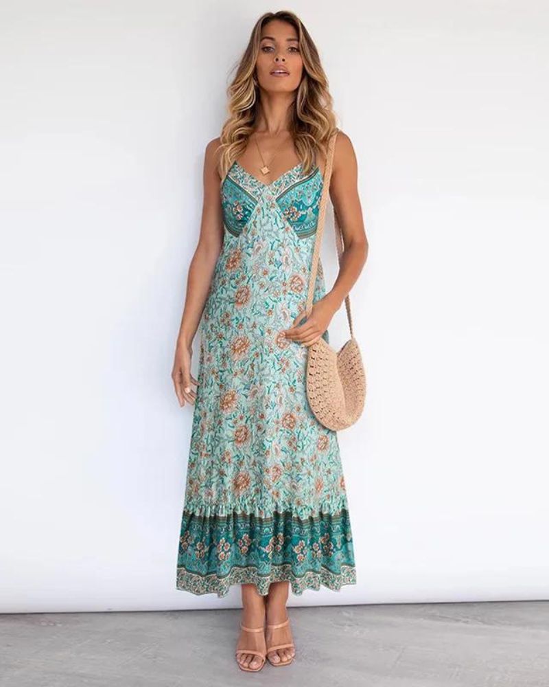 SERIME - Boho Inspired Floral Dress