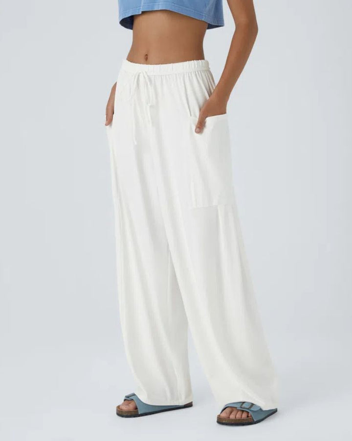 NEIRA - Palazzo Flowy Wide Leg Casual Pants