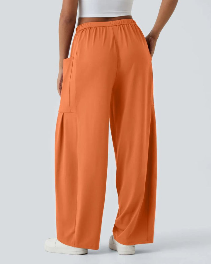 NEIRA - Palazzo Flowy Wide Leg Casual Pants