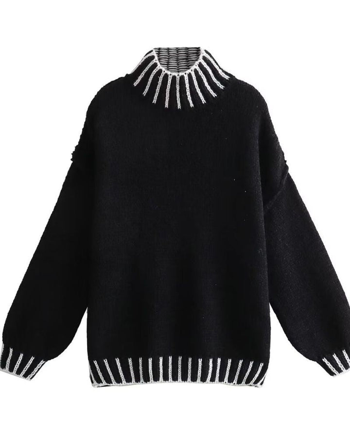 LYRA - Knitwear Lapel Pullover