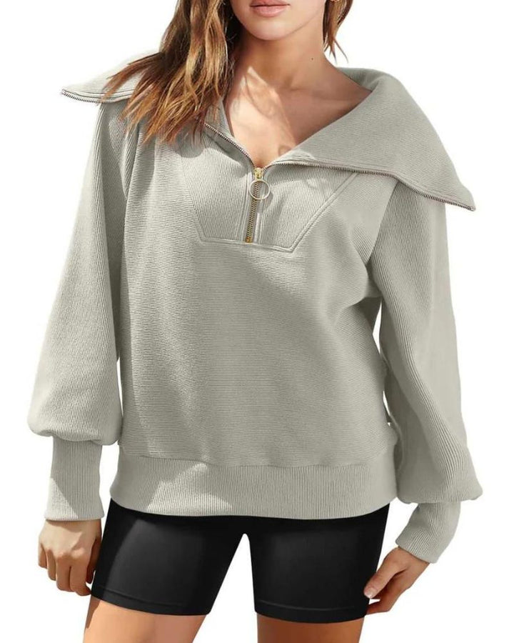 BOANA - Half Zipper Versatile Pullover