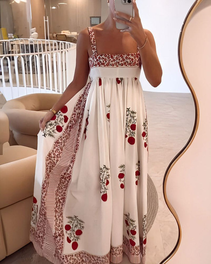 TULUM - FLORAL SWING MAXI DRESS