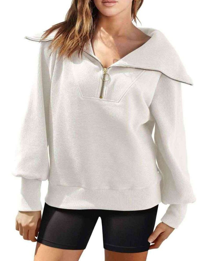 BOANA - Half Zipper Versatile Pullover