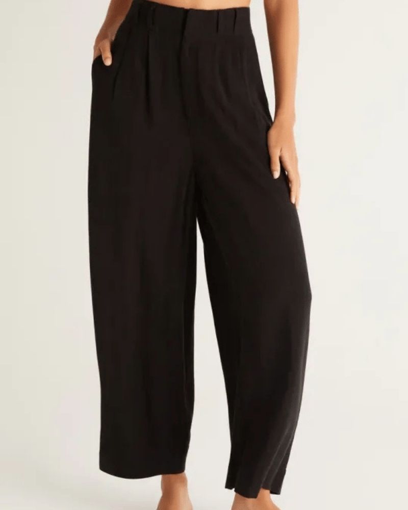 DEILA - CASUAL WIDE LEG TROUSERS