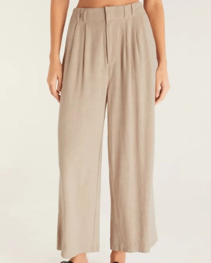 DEILA - CASUAL WIDE LEG TROUSERS