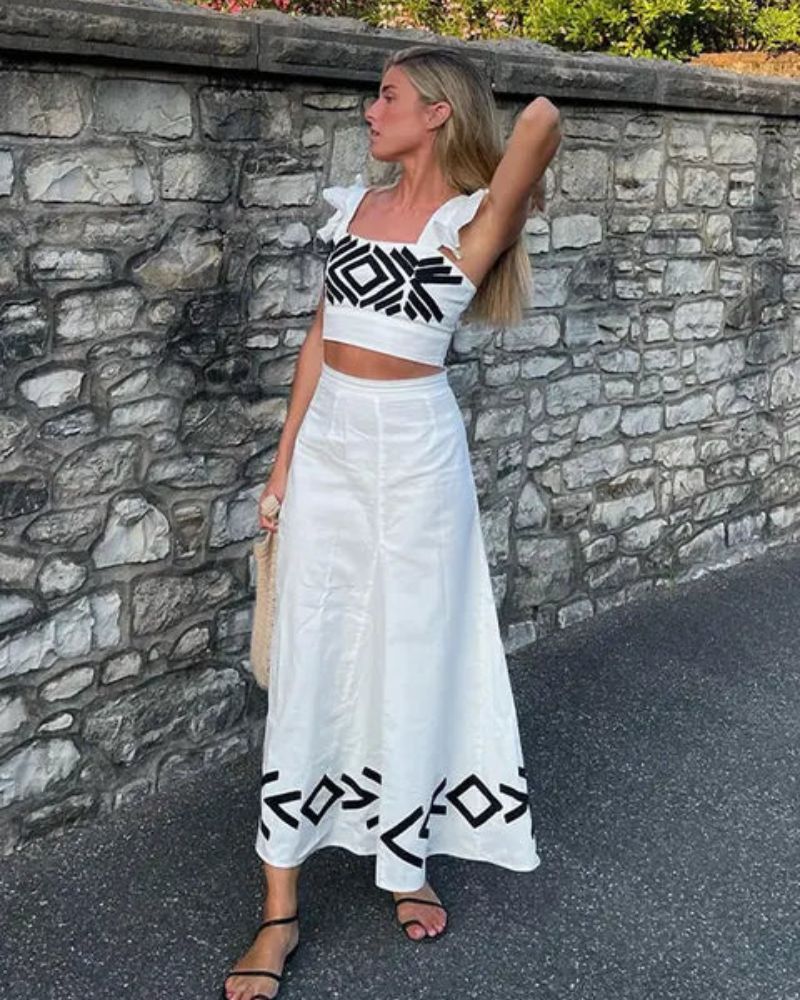 KIRSTY - Skirt and Top Set