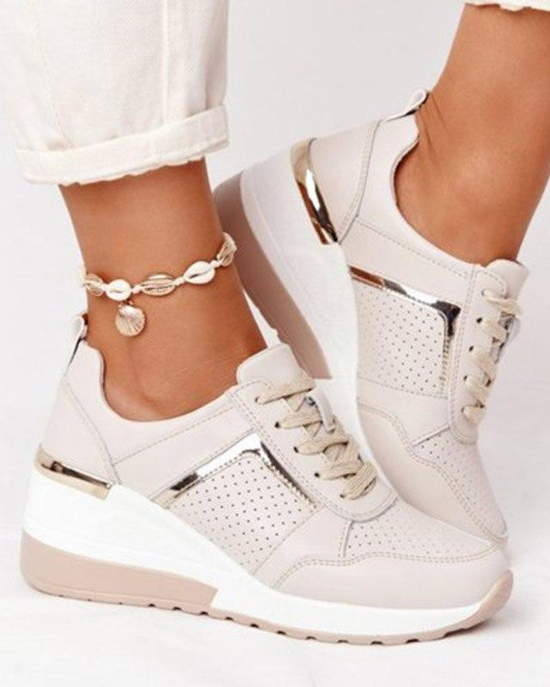 MAJA - Comfortable High Heeled Sneakers