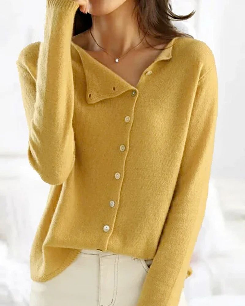 VELICE - BUTTON SWEATER