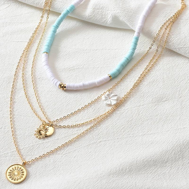 Ocean - 18k Gold plated Necklace set