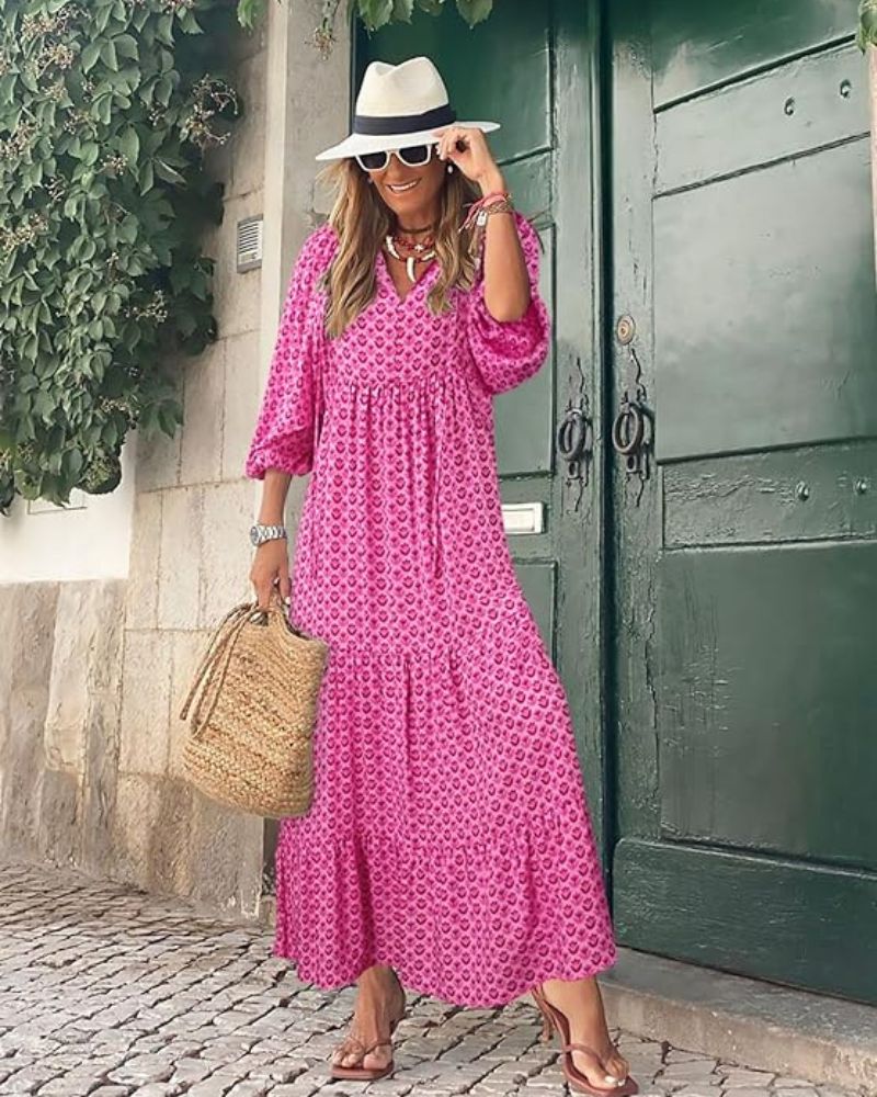 SANDY - COMFORTABLE AND TRENDY LONG DRESS