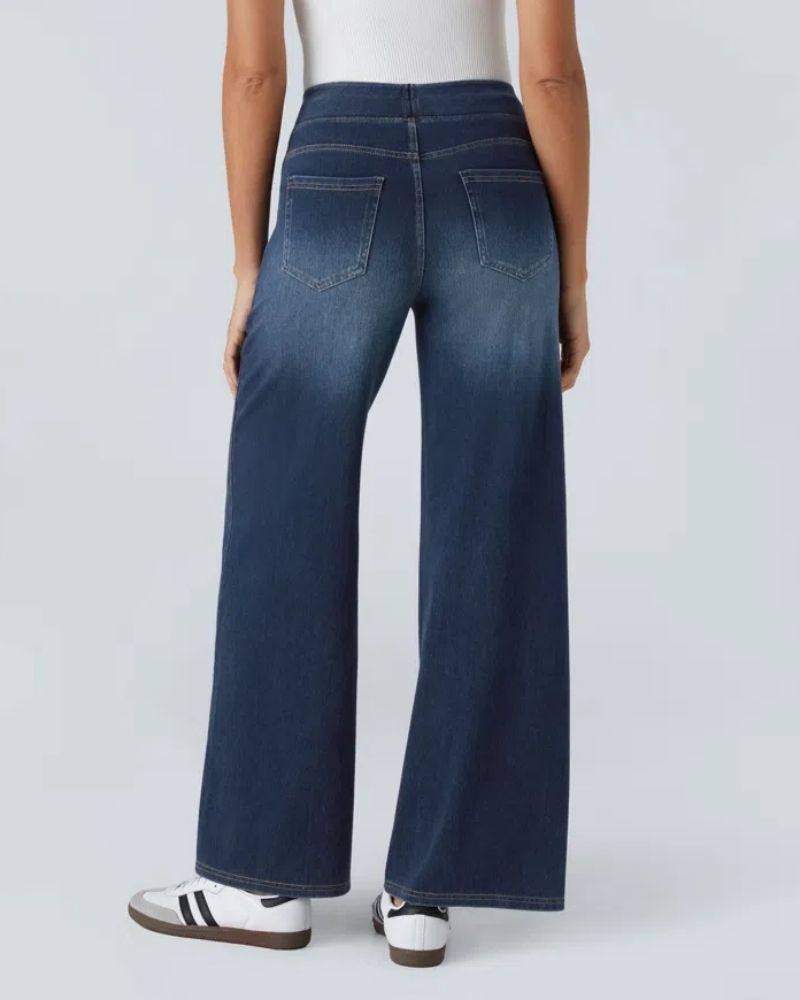 BAMIA - Super Stretch Wide Leg Jeans