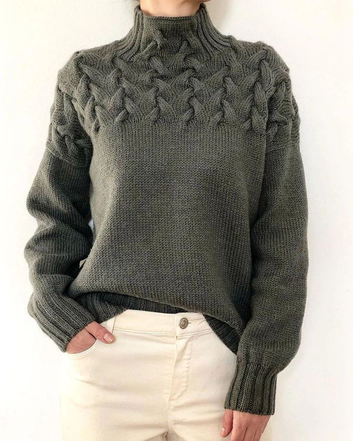 JUDIL - KNITTED TURTLENECK SWEATER