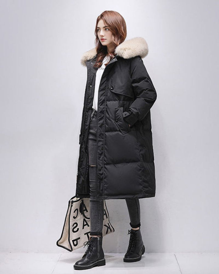 DORENA - Fur-hood Winter Coat