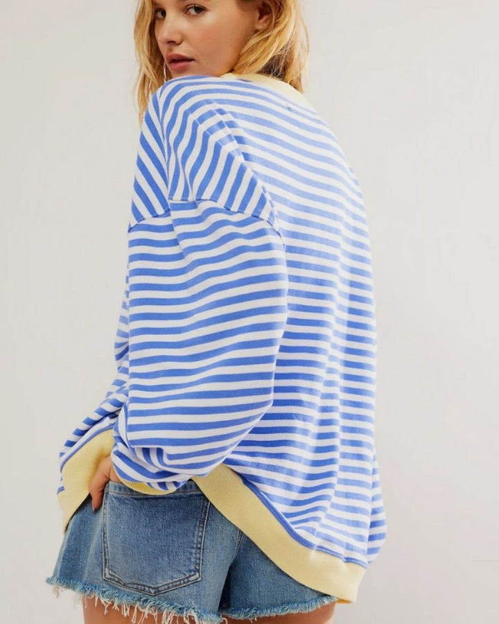 LUCY - Oversized striped sweater