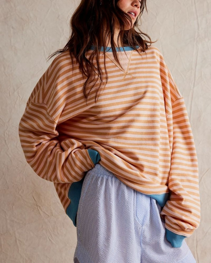 LUCY - Oversized striped sweater