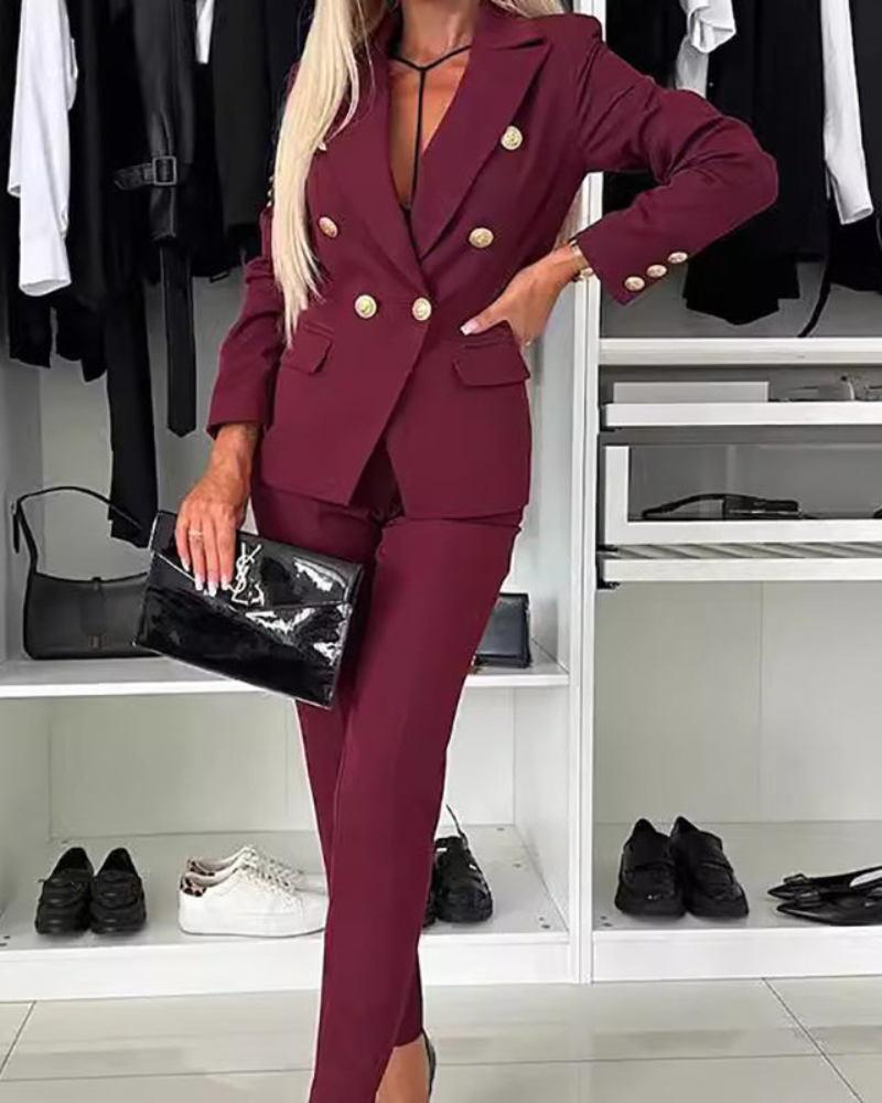 CHARIA - ELEGANT BLAZER AND PANTS SET