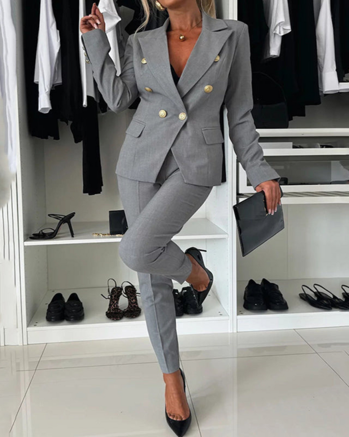 CHARIA - ELEGANT BLAZER AND PANTS SET