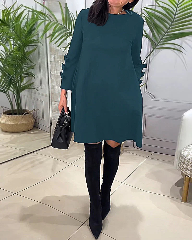 DOMIA - Elegant Long Sleeve Dress