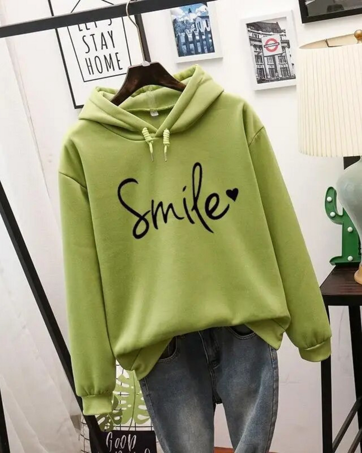 LOVE SMILE - STYLISH HOODIE